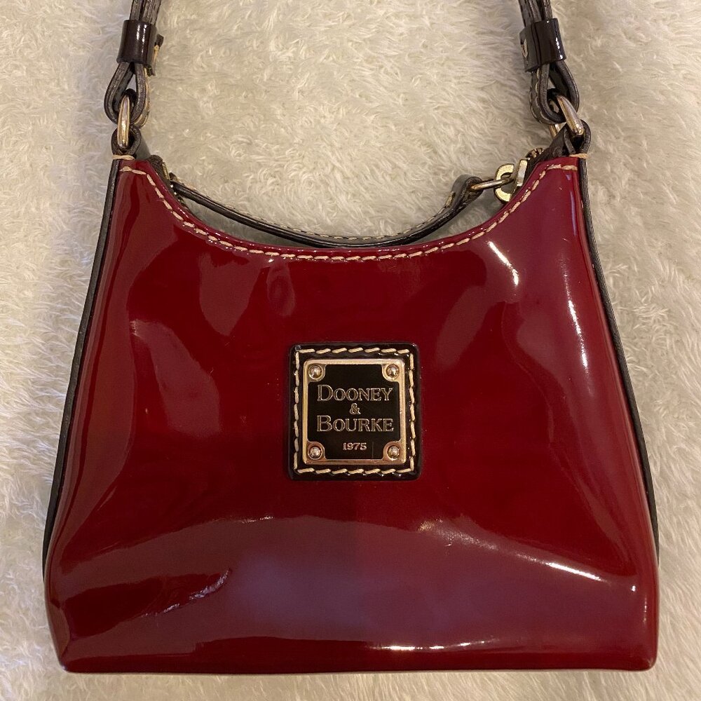 Dooney & Bourke Mini Bag: Burgundy Patent Leather